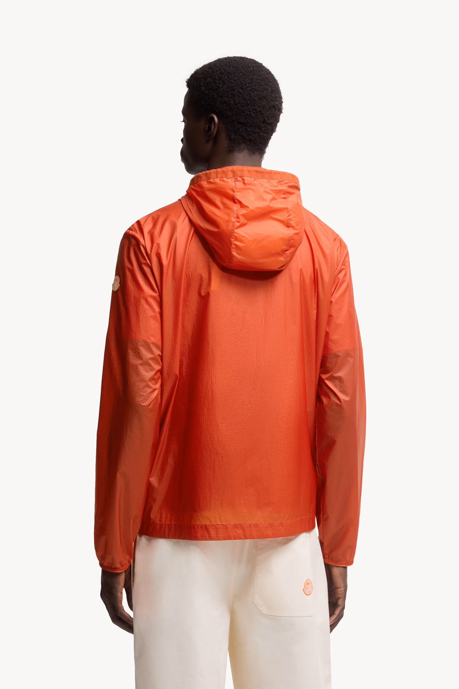 Moncler x Gilga Farm Designed by Donald Glover Hamlin Hooded Windbreaker Men Bright Orange Moncler 5